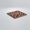 Ekena Millwork Extra Small Garland Decorative Fretwork Wood Wall Panels, Walnut, 7 3/8"W x 7 3/8"H x 3/8"T WALW08X08X0375GRDWA - alternate 4
